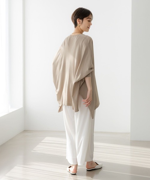 Elura（エルーラ）の「サラサラタッチドルマンカーディガン/321512（カーディガン/ボレロ・レディース・ダークブラウン/ネイビー/グレイッシュベージュ/ブラック・FREE）」の11枚目の写真