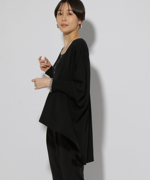 Elura（エルーラ）の「サラサラタッチドルマンカーディガン/321512（カーディガン/ボレロ・レディース・ダークブラウン/ネイビー/グレイッシュベージュ/ブラック・FREE）」の22枚目の写真