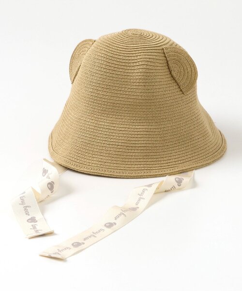 apres les cours（アプレレクール）の「tiny bear ペーパーハット（ハット・キッズ・ベージュ・48/50/52）」の4枚目の写真