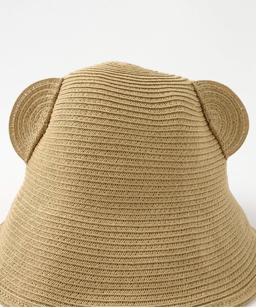 apres les cours（アプレレクール）の「tiny bear ペーパーハット（ハット・キッズ・ベージュ・48/50/52）」の8枚目の写真