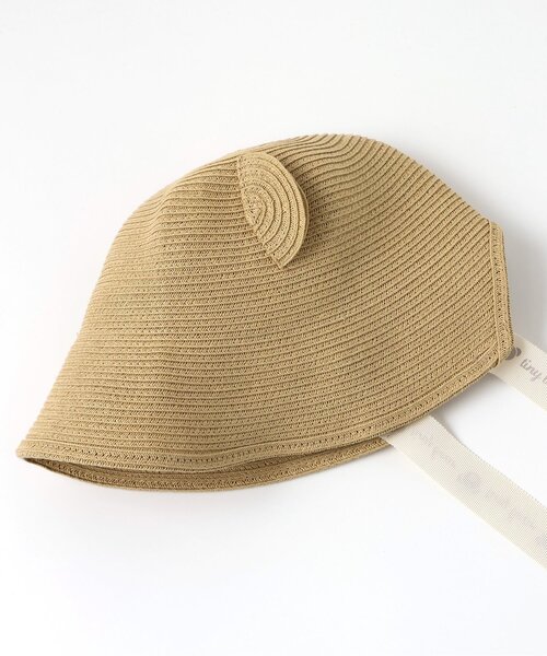 apres les cours（アプレレクール）の「tiny bear ペーパーハット（ハット・キッズ・ベージュ・48/50/52）」の11枚目の写真