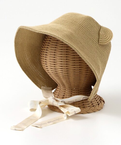 apres les cours（アプレレクール）の「tiny bear ペーパーハット（ハット・キッズ・ベージュ・48/50/52）」の14枚目の写真