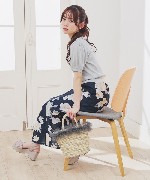 Honeys（ハニーズ）の「セパレート浴衣  ３点セット（羽織り＋巻きスカート＋兵児帯）（浴衣・レディース・ネイビー系/ネイビー系1/アイボリー系/ホワイト系その他・F）」の11枚目の写真