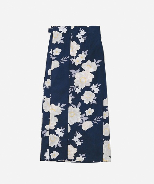 Honeys（ハニーズ）の「セパレート浴衣  ３点セット（羽織り＋巻きスカート＋兵児帯）（浴衣・レディース・ネイビー系/ネイビー系1/アイボリー系/ホワイト系その他・F）」の14枚目の写真