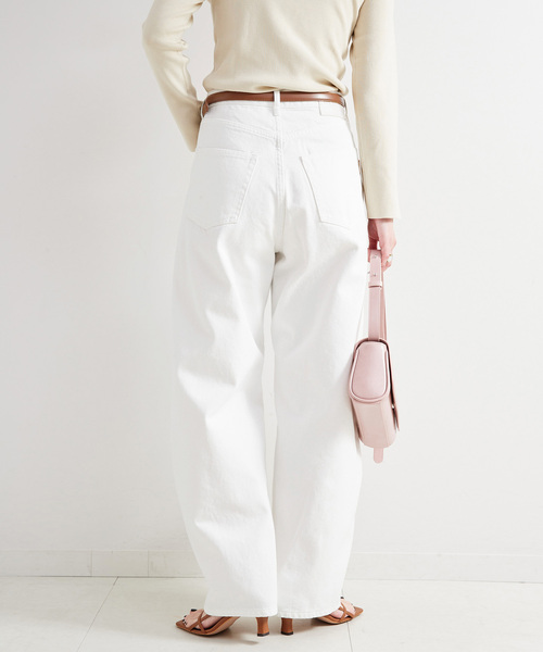 B.C STOCK(ベーセーストック)の「《追加3》ウォッシャブル / DU JOUR/デュ ジュール BARREL BAGGY JEAN(デニムパンツ・レディース・ホワイト/ブルー/ホワイト系その他・36/38)」の16枚目の写真