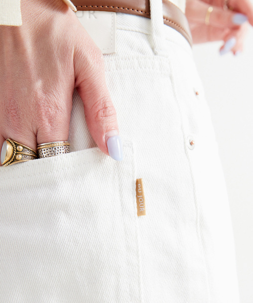 B.C STOCK(ベーセーストック)の「《追加3》ウォッシャブル / DU JOUR/デュ ジュール BARREL BAGGY JEAN(デニムパンツ・レディース・ホワイト/ブルー/ホワイト系その他・36/38)」の15枚目の写真