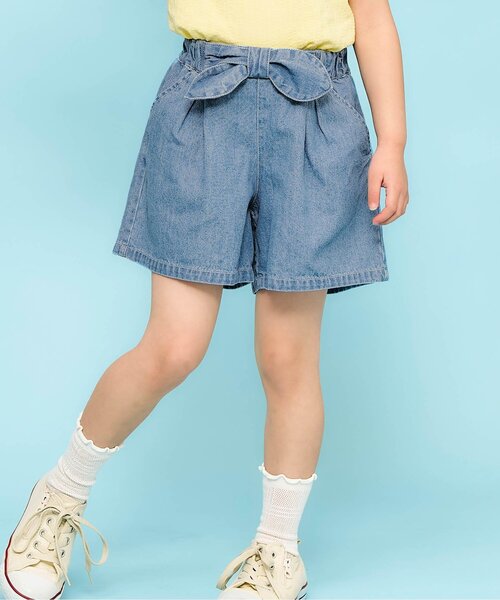 Seraph(セラフ)の「インしてかわいいデイリーショートパンツ(その他パンツ・キッズ・ブルー/マスタード/ピンク/ネイビー・100/90/80/140/130/120/110)」の3枚目の写真