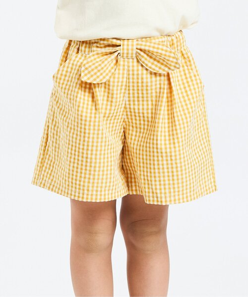 Seraph(セラフ)の「インしてかわいいデイリーショートパンツ(その他パンツ・キッズ・ブルー/マスタード/ピンク/ネイビー・100/90/80/140/130/120/110)」の2枚目の写真