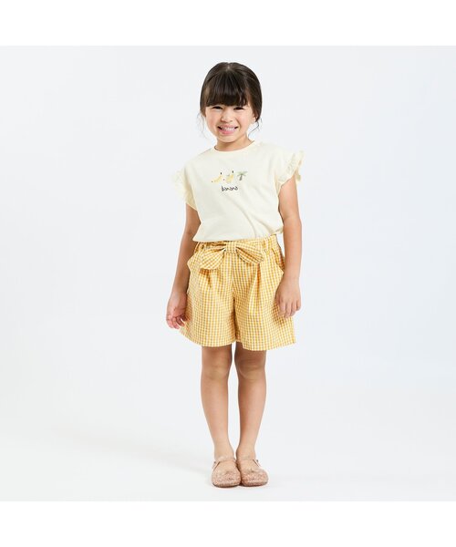 Seraph(セラフ)の「インしてかわいいデイリーショートパンツ(その他パンツ・キッズ・ブルー/マスタード/ピンク/ネイビー・100/90/80/140/130/120/110)」の7枚目の写真