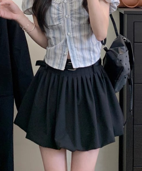 Sibra(シブラ)の「インナーパンツ付きミニスカート(スカート・レディース・ホワイト/ブラック/グレー・M)」の14枚目の写真