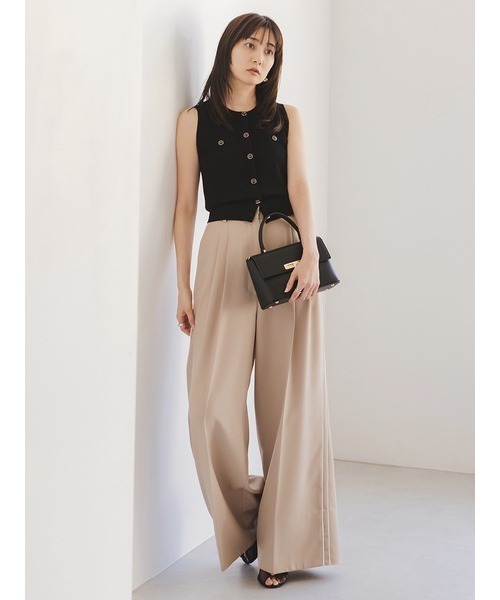 完売　SNIDEL　新品タグ付　Sustainableニットジレプルオーバー SNIDEL ニット セーター Sustainableニットジレプルオーバー