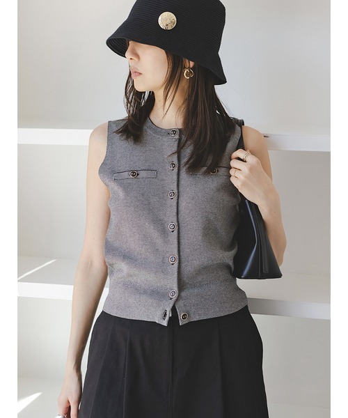 スナイデル　　Sustainableニットジレプルオーバー　タグ付き新品！ SNIDEL ニット セーター Sustainableニットジレプルオーバー