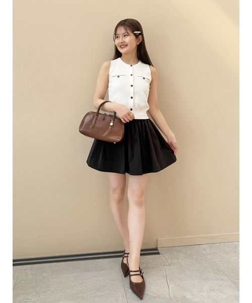 snidel Sustainableニットジレプルオーバー Sustainableニットジレプルオーバー（ニット/セーター）｜SNIDEL