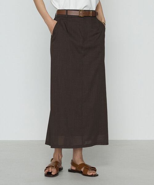 COMME CA（コムサ）の「シアーボイル スカート（スカート・レディース・ダークブラウン/キナリ・9号/11号）」の16枚目の写真