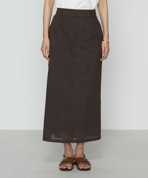 COMME CA（コムサ）の「シアーボイル スカート（スカート・レディース・ダークブラウン/キナリ・9号/11号）」の18枚目の写真