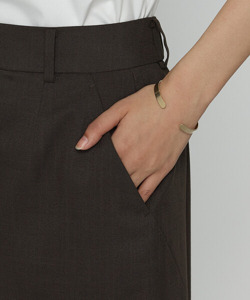 COMME CA（コムサ）の「シアーボイル スカート（スカート・レディース・ダークブラウン/キナリ・9号/11号）」の22枚目の写真