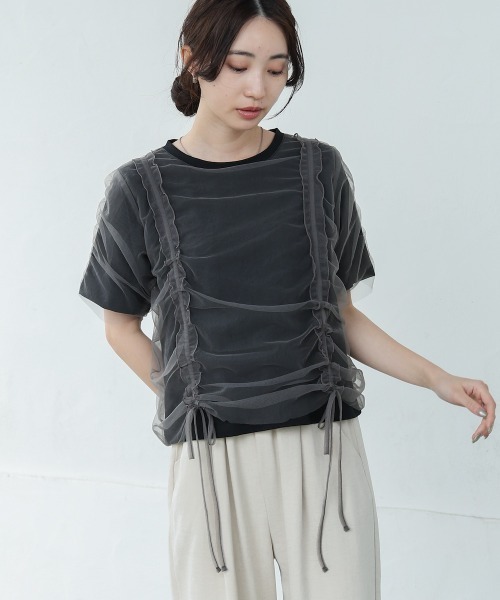 ちゃちゃまる　SPECCHIO カットソー ブラック　ベージュおまとめ プチハイネック／8分袖・ドゥクラッセTシャツ/40代50代からの