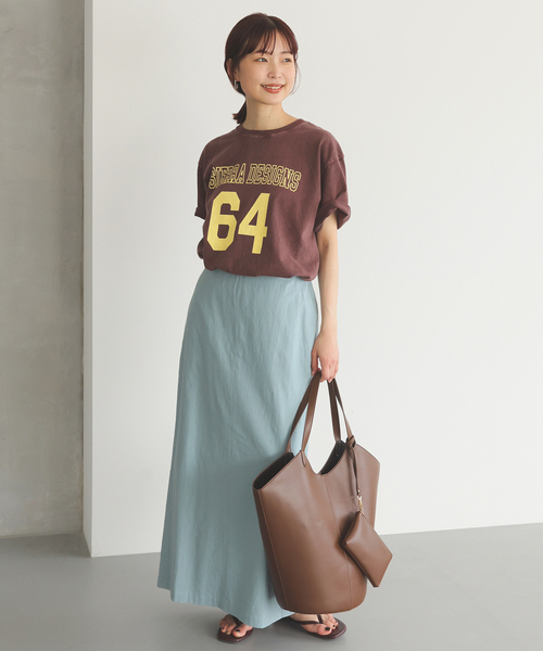 SIERRA DESIGNS（シェラデザイン）の「Sierra Designs/シエラデザインズ SLOBE別注 ナンバリングTEE（Tシャツ/カットソー・レディース・ブラック/ボルドー・FREE）」の3枚目の写真