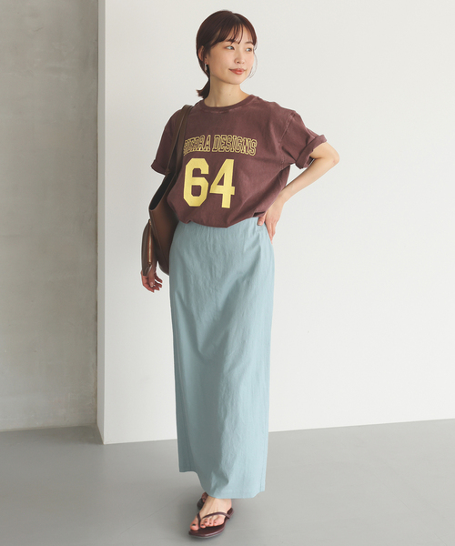 SIERRA DESIGNS（シェラデザイン）の「Sierra Designs/シエラデザインズ SLOBE別注 ナンバリングTEE（Tシャツ/カットソー・レディース・ブラック/ボルドー・FREE）」の5枚目の写真