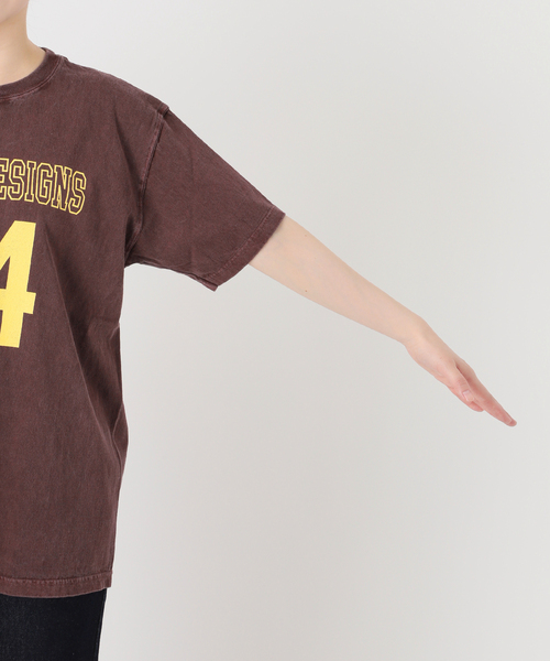 SIERRA DESIGNS（シェラデザイン）の「Sierra Designs/シエラデザインズ SLOBE別注 ナンバリングTEE（Tシャツ/カットソー・レディース・ブラック/ボルドー・FREE）」の22枚目の写真