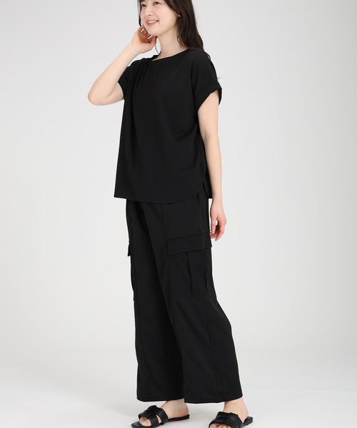 fifth（フィフス）の「ペアスキンセットアップ（セットアップ・レディース・ライトグレー/ブラック/チャコールグレー・M/L）」の5枚目の写真