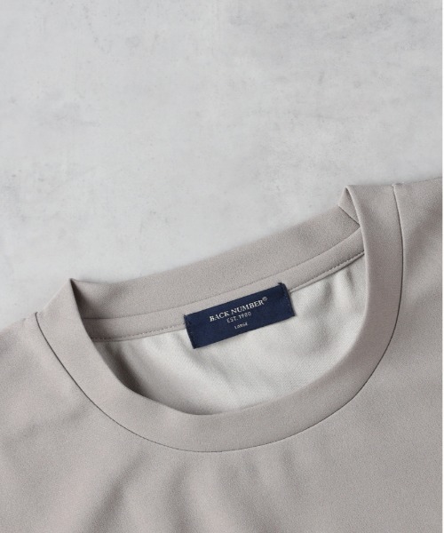 BACK NUMBER(バックナンバー)の「BACK NUMBER(バックナンバー)【メンズ】ジョーゼットフェイクレイヤードTシャツ(Tシャツ/カットソー・メンズ・グリーン/ベージュ/ネイビー・L/XL/M)」の8枚目の写真