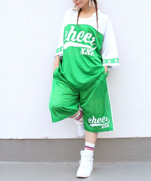 CHEER(チアー)の「軽量・速乾メッシュ素材ハーフパンツ(その他パンツ・レディース・イエロー/グリーン/ピンク・S/M/L)」の5枚目の写真