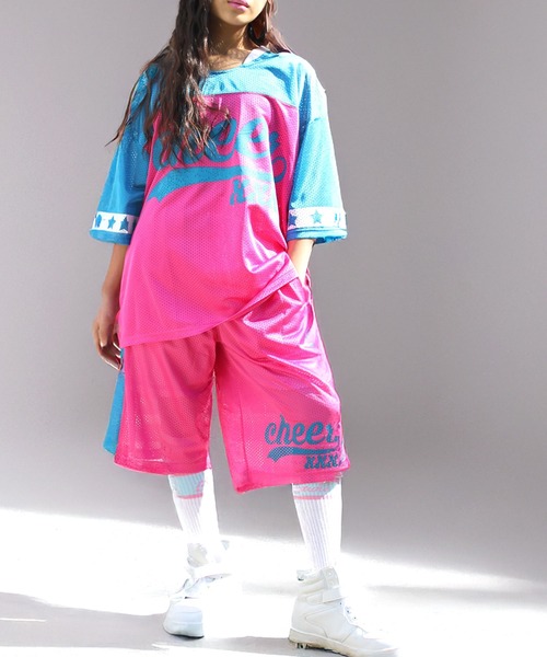 CHEER(チアー)の「軽量・速乾メッシュ素材ハーフパンツ(その他パンツ・レディース・イエロー/グリーン/ピンク・S/M/L)」の10枚目の写真