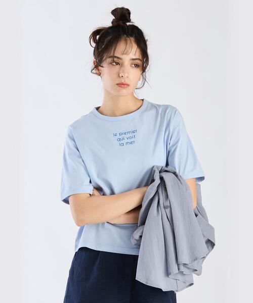 agnes b.｜アニエスベーのTシャツ/カットソー（ブルー・ネイビー/青色