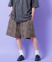 a.p.o.v.（エーピーオービー）の「a.p.o.v. レオパードスウェットイージーハーフパンツ（スウェットパンツ）」