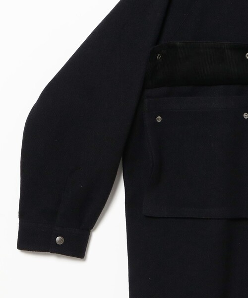 Traditional Weatherwear（トラディショナルウェザーウェア）の「Traditional Weatherwear / ELGIN ミックスファブリック フィールドコート（その他アウター・メンズ・ブラック・36/40/38）」の4枚目の写真