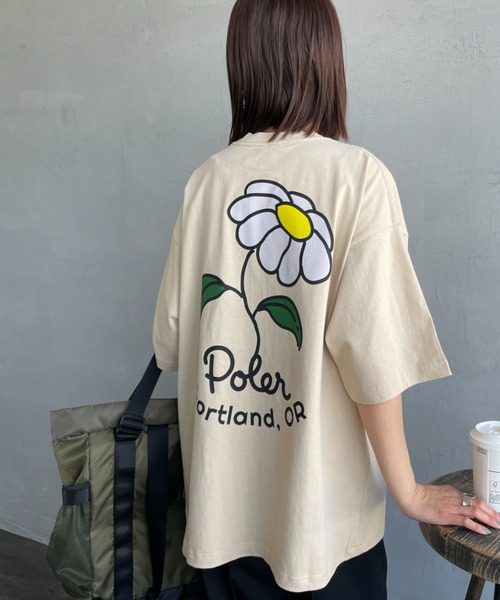 tシャツ 「POLeR/ポーラー」 別注 FURRY HEART バックプリント ショートスリーブTシャツ レディース メンズ セール】[POLeR/ポーラー] 別注 FURRY HEART バックプリント
