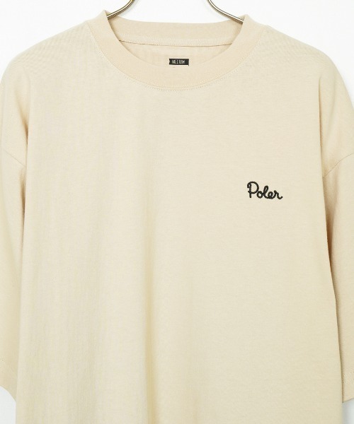 POLeR（ポーラー）の「[POLeR/ポーラー] 別注 フラワー バックプリント ショートスリーブTシャツ（Tシャツ/カットソー・レディース・ブラック/ホワイト/ベージュ・M/L）」の22枚目の写真