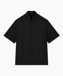 LAD MUSICIAN - ラッドミュージシャン シャツ ショートスリーブ トップス メンズ 42 ブラック DECHINE SHORT SLEEVE BIG SHIRT（シャツ/ブラウス）｜LAD