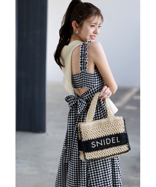 Snidel ワンピース 「WEB限定」バックデザインワンピース SNIDEL ワンピース 「WEB限定」バックデザインワンピース