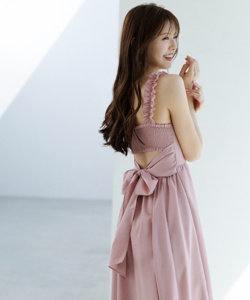 Snidel ワンピース 「WEB限定」バックデザインワンピース SNIDEL ワンピース 「WEB限定」バックデザインワンピース