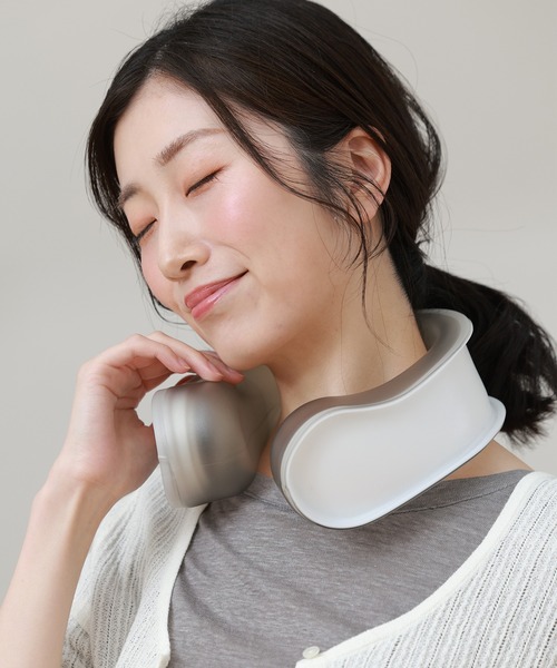 sankyo shokai（サンキョウショウカイ）の「氷のう ハンズフリー クールリング 首掛け ひんやりグッズ（アウトドアグッズ・レディース・ブルー/グレー/ラベンダー・FREE）」の2枚目の写真