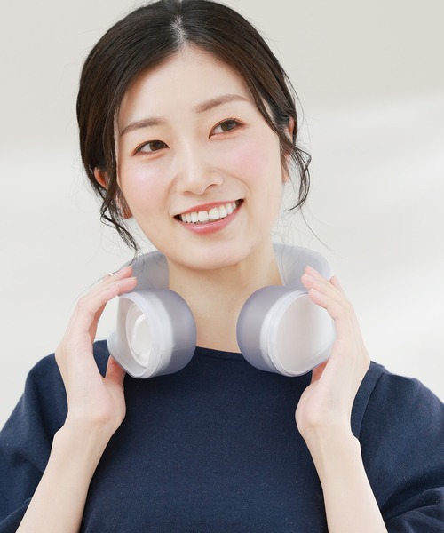 sankyo shokai（サンキョウショウカイ）の「氷のう ハンズフリー クールリング 首掛け ひんやりグッズ（アウトドアグッズ・レディース・ブルー/グレー/ラベンダー・FREE）」の5枚目の写真