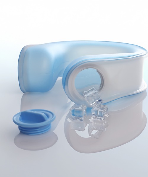 sankyo shokai（サンキョウショウカイ）の「氷のう ハンズフリー クールリング 首掛け ひんやりグッズ（アウトドアグッズ・レディース・ブルー/グレー/ラベンダー・FREE）」の12枚目の写真