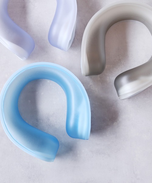 sankyo shokai（サンキョウショウカイ）の「氷のう ハンズフリー クールリング 首掛け ひんやりグッズ（アウトドアグッズ・レディース・ブルー/グレー/ラベンダー・FREE）」の10枚目の写真