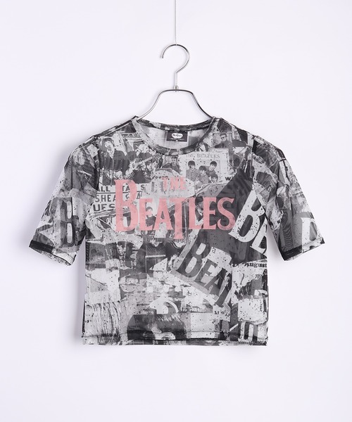 ROCK-OFF(ロックオフ)の「ROCKOFF ミュージシャン ショート丈 メッシュ半袖 ロックT(Tシャツ/カットソー・レディース・ブラック/ブラック系その他2/マルチ/ブラック系その他/ブラック系その他3/ホワイト/ピンク・S/M/L)」の20枚目の写真