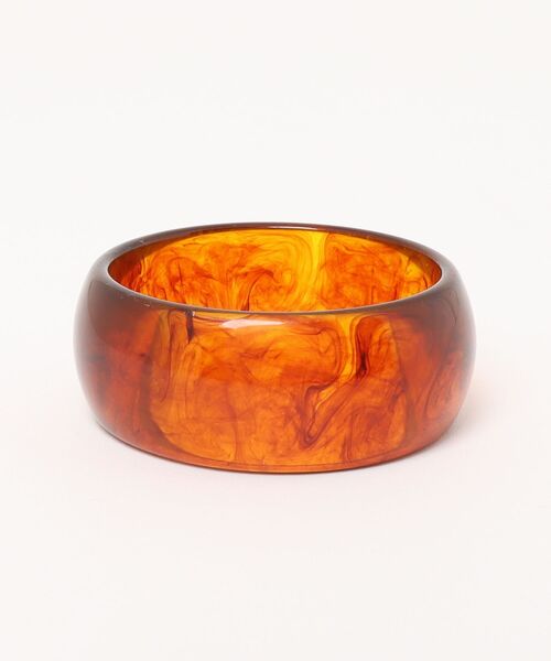 Fun & Daily（ファンアンドデイリー）の「F&D : ワイドアクリルバングル（バングル/リストバンド・レディース・ブルー/グレー/ホワイト系その他/ブラウン・FREE）」の5枚目の写真