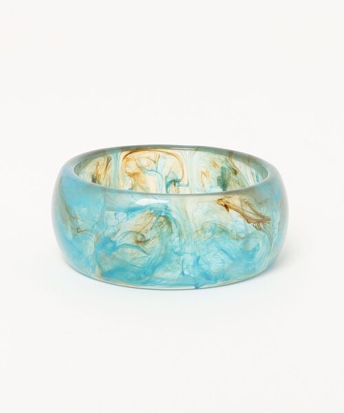 Fun & Daily（ファンアンドデイリー）の「F&D : ワイドアクリルバングル（バングル/リストバンド・レディース・ブルー/グレー/ホワイト系その他/ブラウン・FREE）」の7枚目の写真