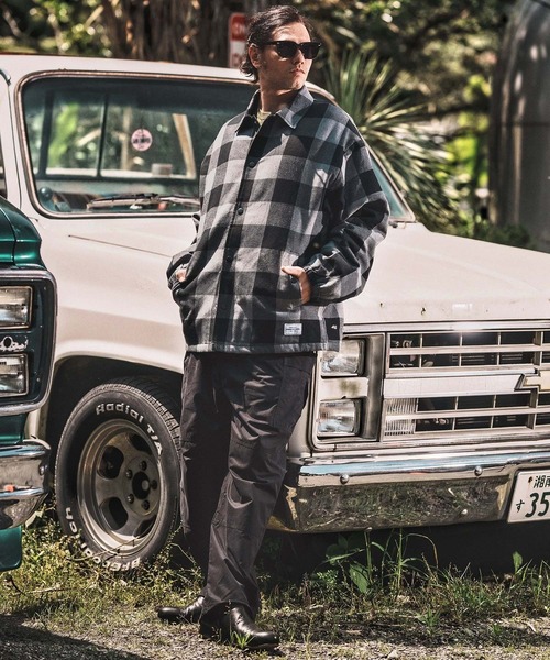 mj10806- CHECK COACH JKT チェックコーチジャケット