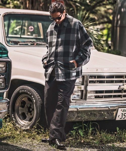 mj10806- CHECK COACH JKT チェックコーチジャケット