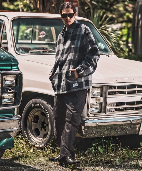 mj10806- CHECK COACH JKT チェックコーチジャケット