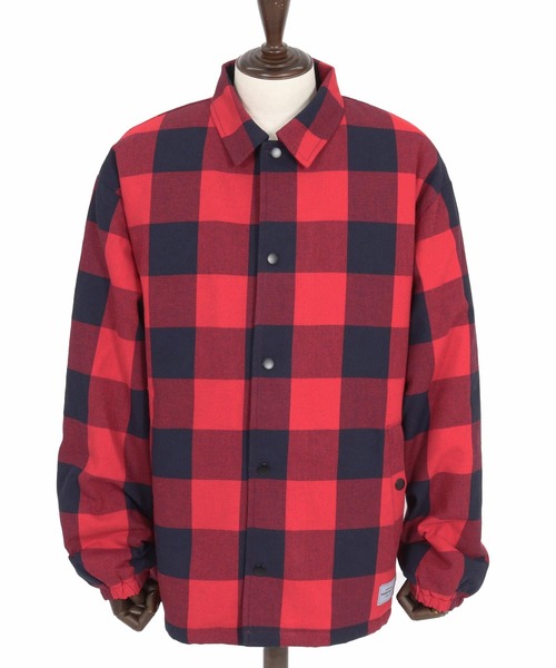 mj10806- CHECK COACH JKT チェックコーチジャケット