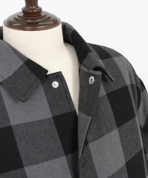 mj10806- CHECK COACH JKT チェックコーチジャケット