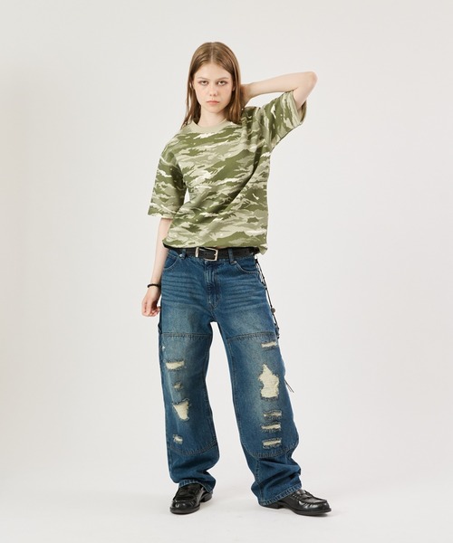 FTW(エフティダブリュー)の「ASSORT THERMAL S/S(Tシャツ/カットソー・レディース・ナチュラル/サックスブルー/グリーン/ダークグリーン/ブラック/ベージュ・LARGE/SMALL/MEDIUM)」の14枚目の写真