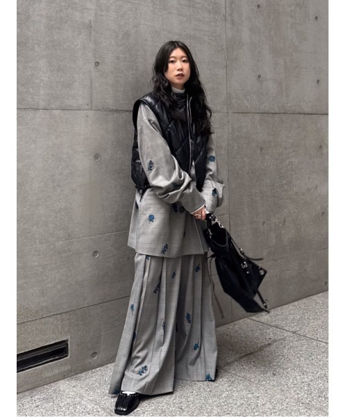 ジャケット・アウター AMERISYNTHETIC LEATHER QUILTING MINIVEST SYNTHETIC LEATHER QUILTING MINI VEST（ベスト）｜Ameri（アメリ）の